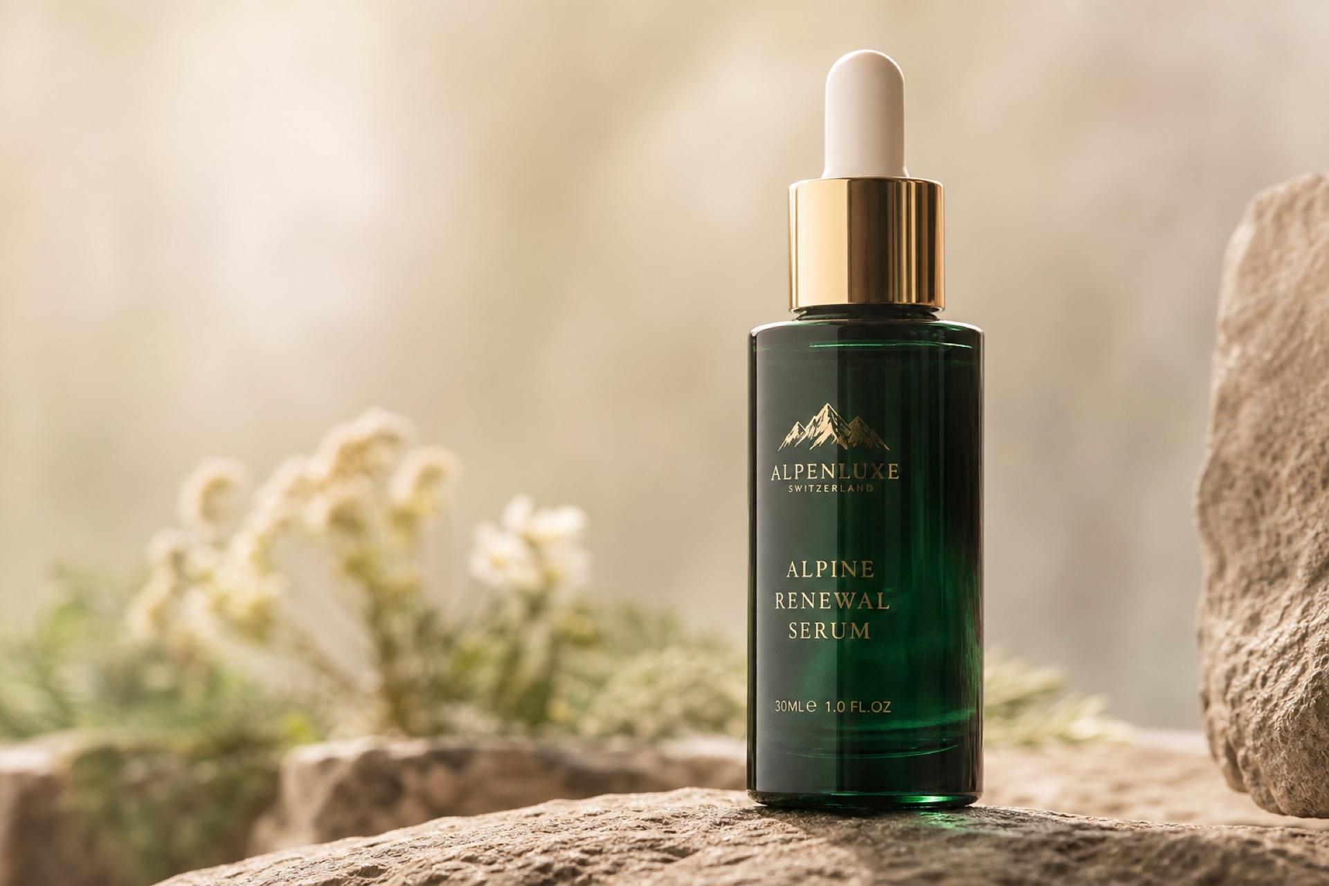 Alpine Renewal Serum — Seitenansicht
